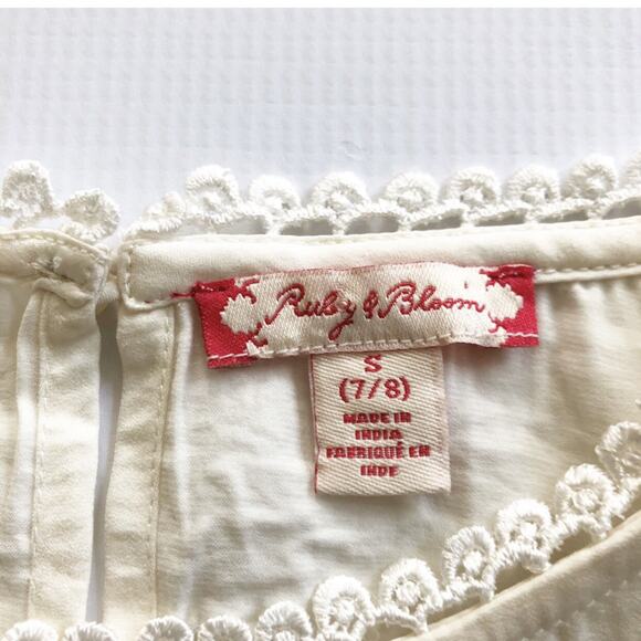 NWOT Ruby & Bloom Lace Blouse Size 7/8 - Picture 9 of 10